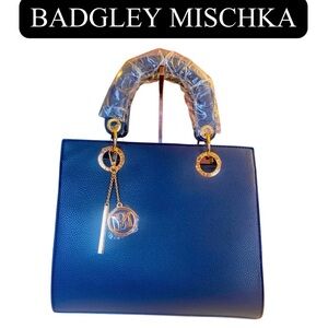 BADGLEY MISCHKA Navy Tote, NWT